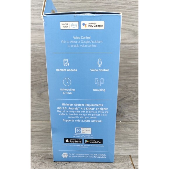 Feit Electric DIM/WIFI Smart Wi-Fi Dimmer - White-Google-Apple - Picture 4 of 11